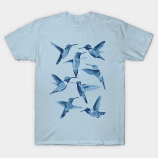 Blue Hummingbirds T-Shirt